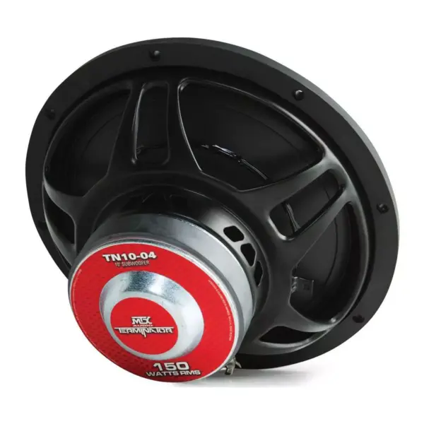 Mtx Audio 10" 300W Car Power 84.9 dB 4 OHM Single Voice Coil Subwoofer TN10-04