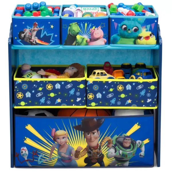 Disney Pixar Toy Story 4 Design and Store 6 Bin Toy Organizer - Delta Children