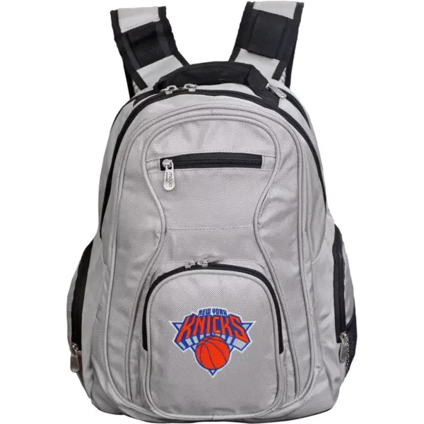 NBA New York Knicks Gray Laptop Backpack