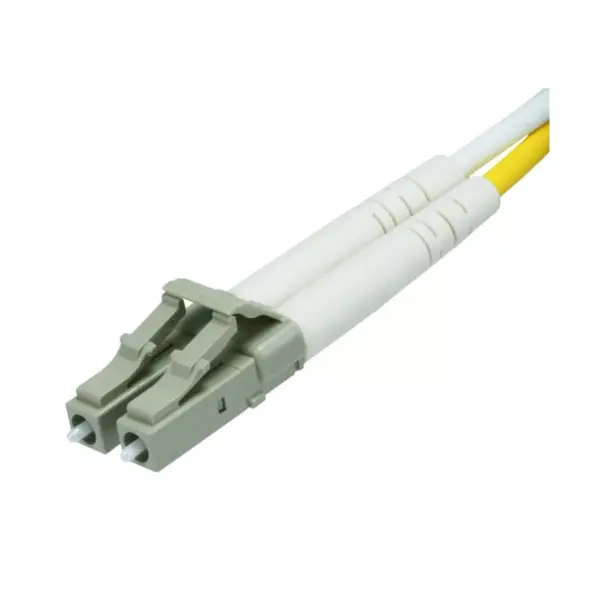 Monoprice Fiber Optic Cable - 1 Meter - Aqua | LC to LC, OM3, 50/125 Type, Multi Mode, 10Gb, Duplex