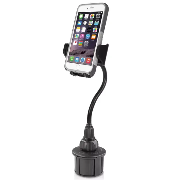 Macally Phone Holder With 15" Tall and Cupholder Mount