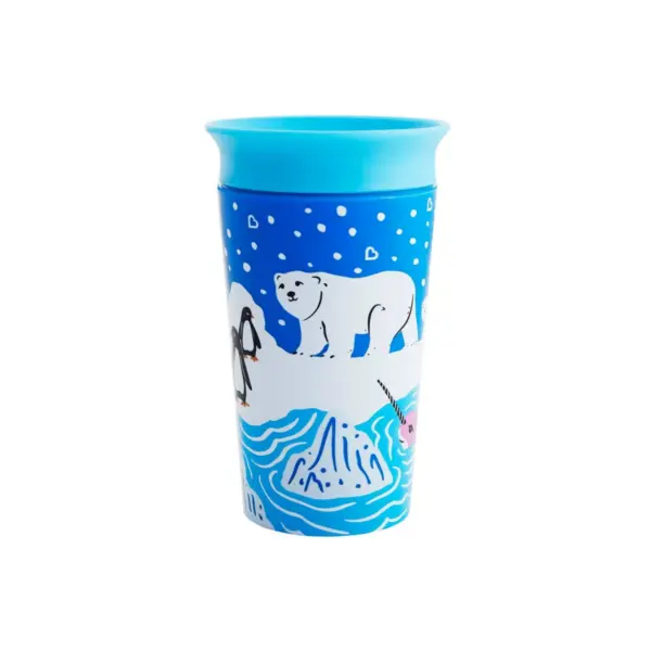 Munchkin Miracle 360° Wild Love Sippy Cup - 2pk - 9oz  Orca/Polar