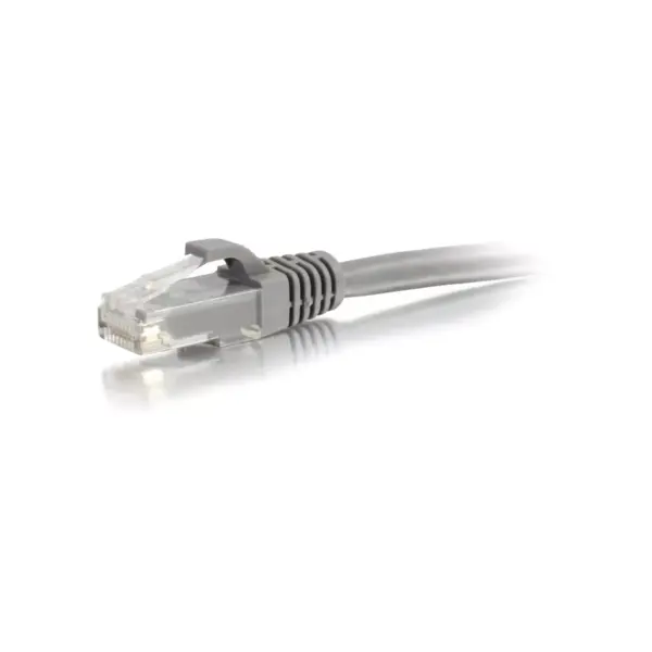 C2G 10ft Cat6 Snagless Unshielded (UTP) Network Patch Ethernet Cable - Gray - Category 6 for Network Device - RJ-45 Male - RJ-45 Male - 10ft - Gray