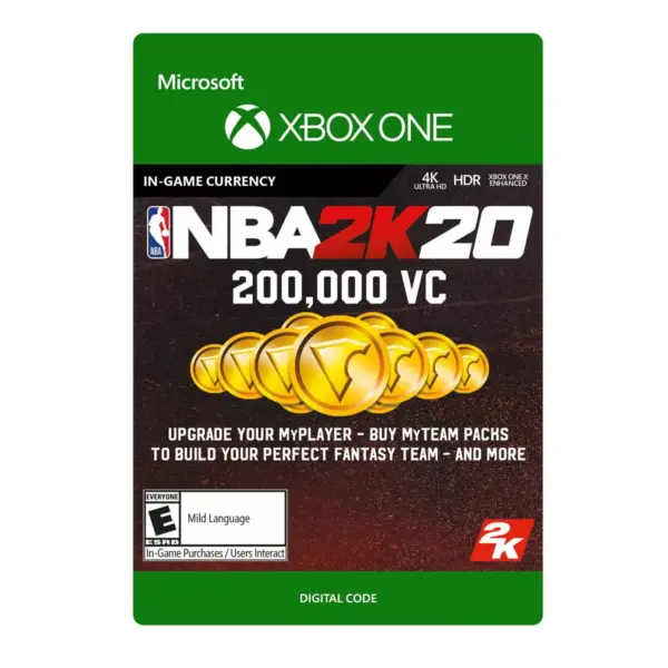 NBA 2K20 200,000 VC - Xbox One (Digital)