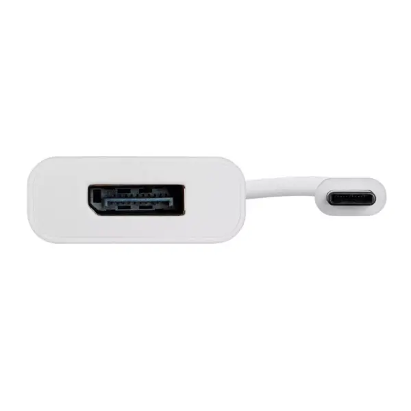 Monoprice USB-C to DisplayPort Adapter - White, Supports Resolution 4K @60hz, Portable, Plug & Play - Select Series