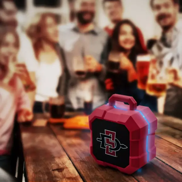 NCAA San Diego State Aztecs LED ShockBox Bluetooth Speaker