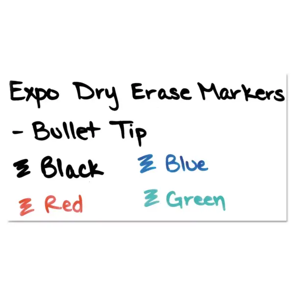 EXPO Low Odor Dry Erase Marker Bullet Tip Blue Dozen 82003