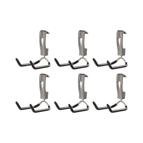 Rubbermaid 1784456 Wall Mounted Rope, Hose Garage Storage Utility Hook (6 Pack)