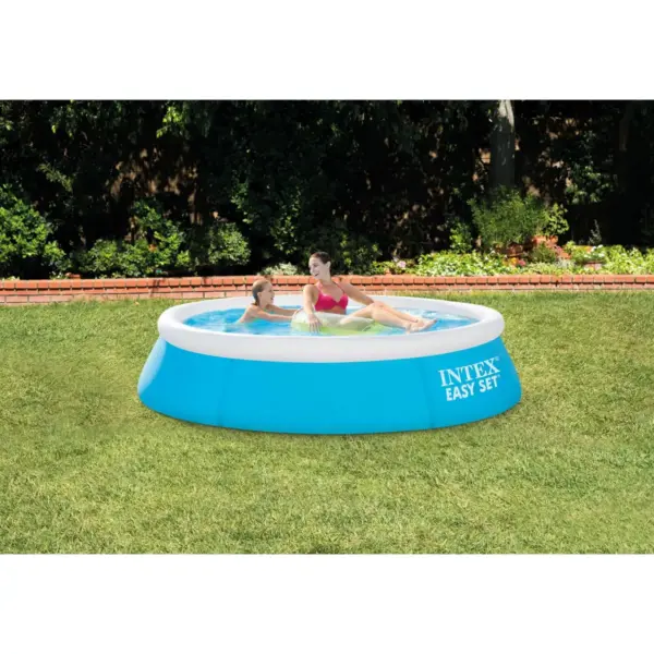 Intex 6ft x 20in Easy Set Inflatable Outdoor Kids Swimming Pool