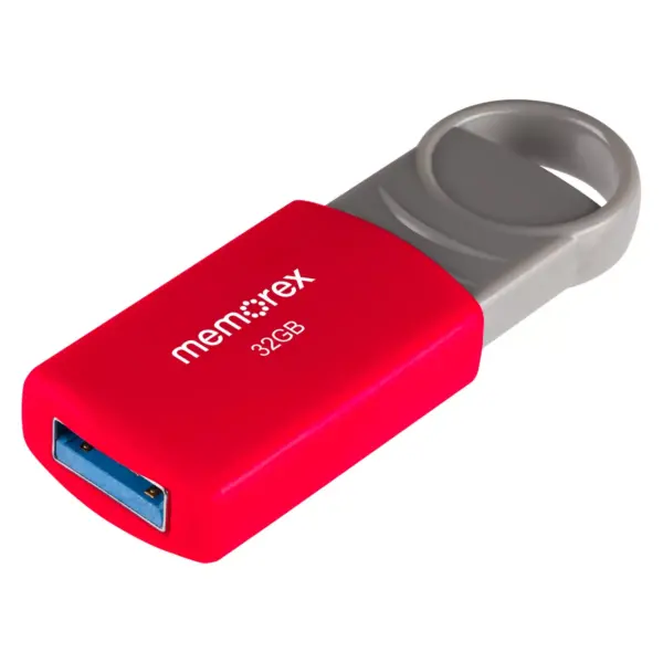 Memorex 32GB Flash Drive USB 2.0 - Red (32020003221)