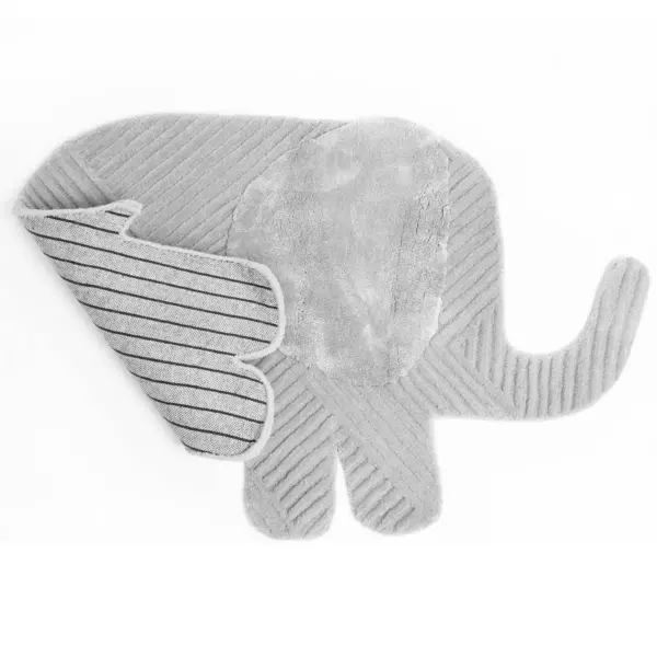 3'x3' Elephant Kids' Rug - Nico & Yeye