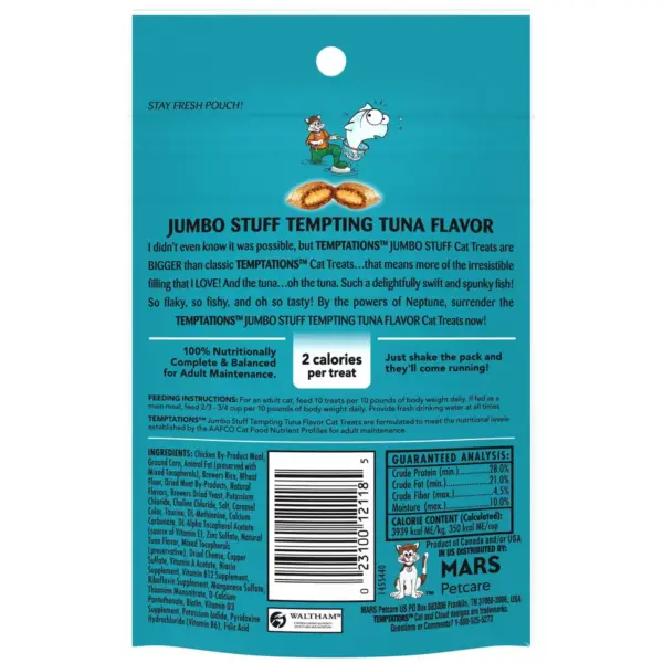 Temptations Jumbo Stuff Tuna Cat Treats 2.5oz