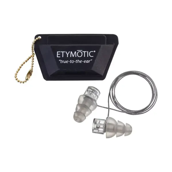 Etymotic Research ER20XS Earplug Large Fit - Clear Stem/White Tip in Clamshell