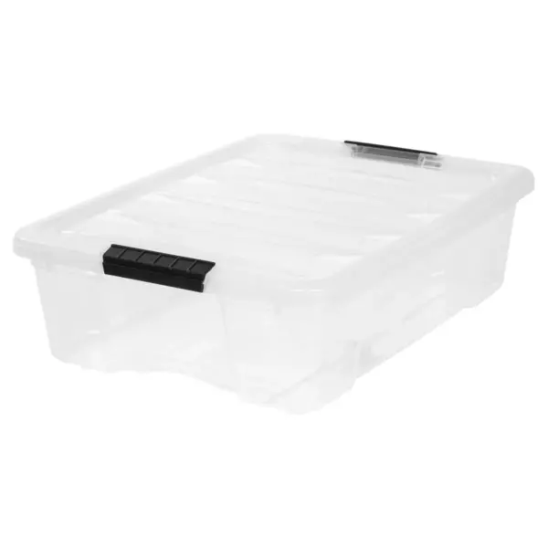 IRIS 6pk 26.9qt Plastic Storage Bin