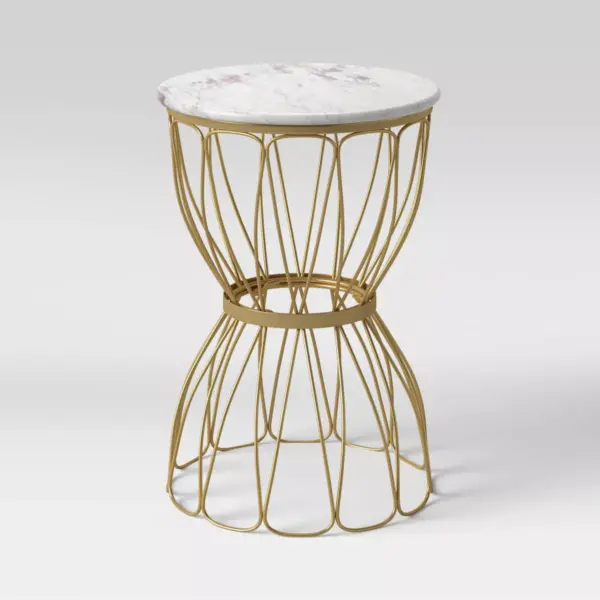 Marble Top Patio Accent Table - Opalhouse™