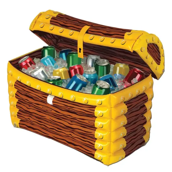 24qt Inflatable Treasure Chest Halloween Cooler