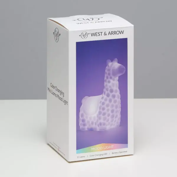 Llama LED Mood Light Table Lamp - West & Arrow