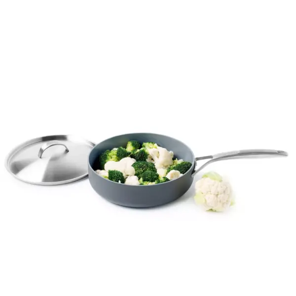 GreenPan Paris 4qt Saute Pan with Lid and Helper Handle