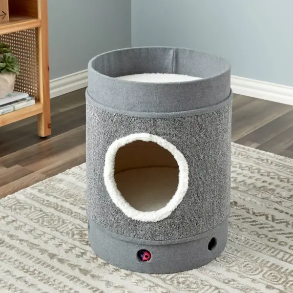 Two by Two Hawthorn Cat Tower - Gray