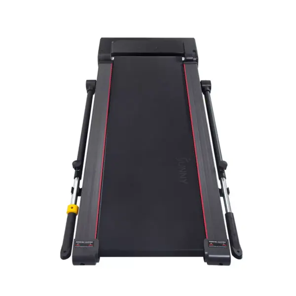 Sunny Health & Fitness Slim Folding Treadmill with Arm Exerciser