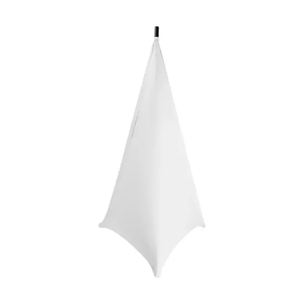 On-Stage Speaker/Lighting Stand Skirt, White