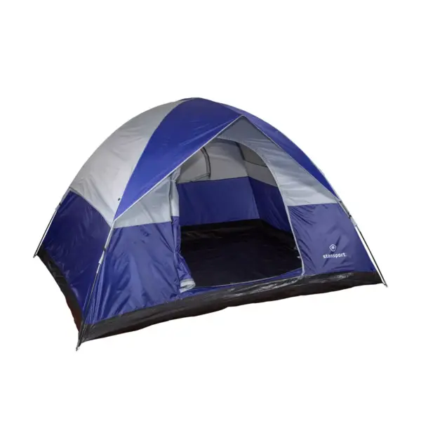 Stansport Teton 6 Person Dome Tent Blue/White