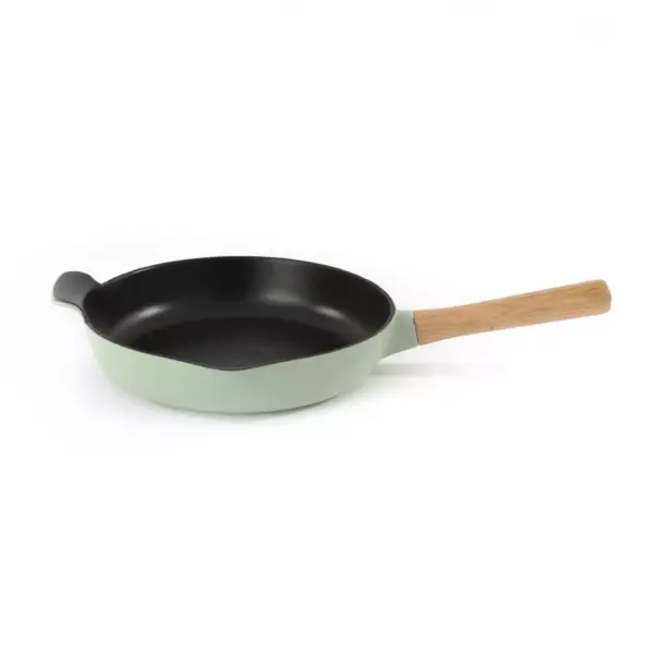 BergHOFF Ron 10.25" Cast Iron Fry Pan 2.6 Qt, Green