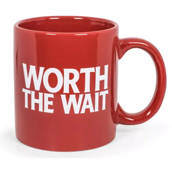 Toynk Heinz Ketchup Logo "Worth The Wait" Ceramic Coffee Mug | Holds 16 Ounces