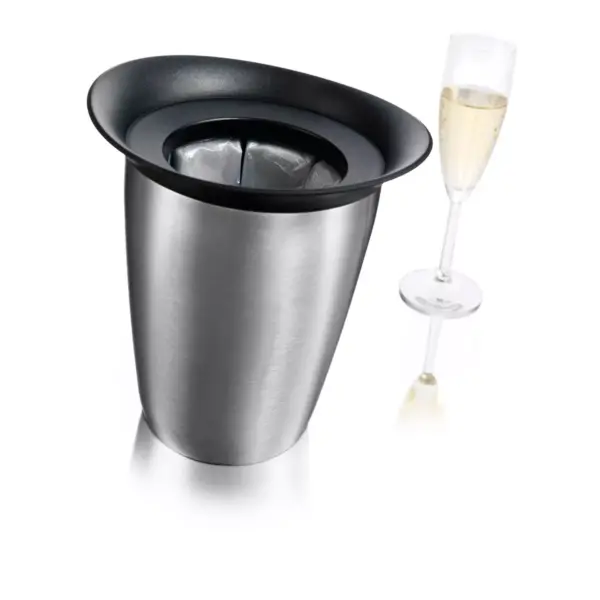 Vacu Vin Elegant Active Cooler Champagne Stainless Steel