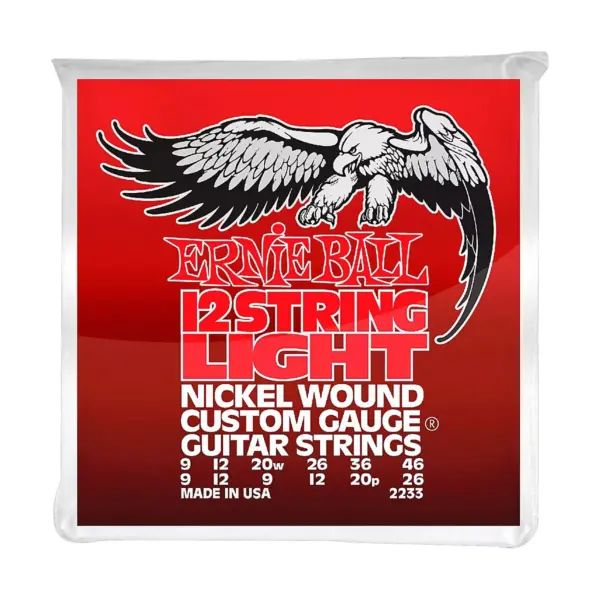 Ernie Ball 2233 Nickel 12-String Light Electric Guitar Strings