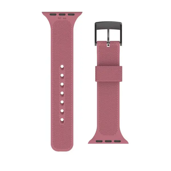 (U) by UAG Apple Watch 42/44mm (Series 6/5/4 & Watch SE) DOT Silicone Band - Dusty Rose