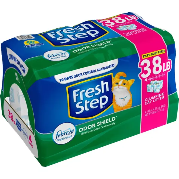 Fresh Step Scented Odor Shield Cat Litter - 38lb