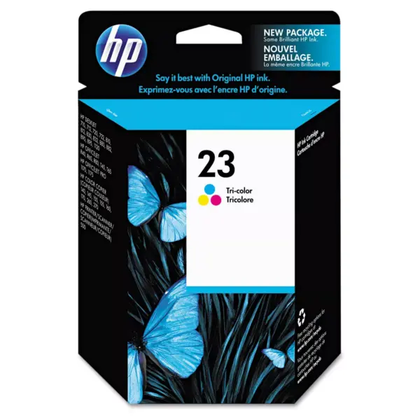 HP Inc. HP 23 (C1823D) Tri-color Original Ink Cartridge