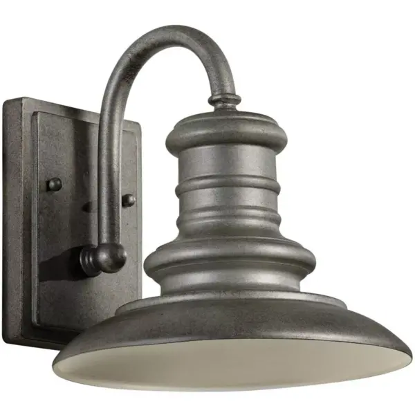 Feiss Redding Station 9 3/4"H Silver LED Outdoor Wall Light