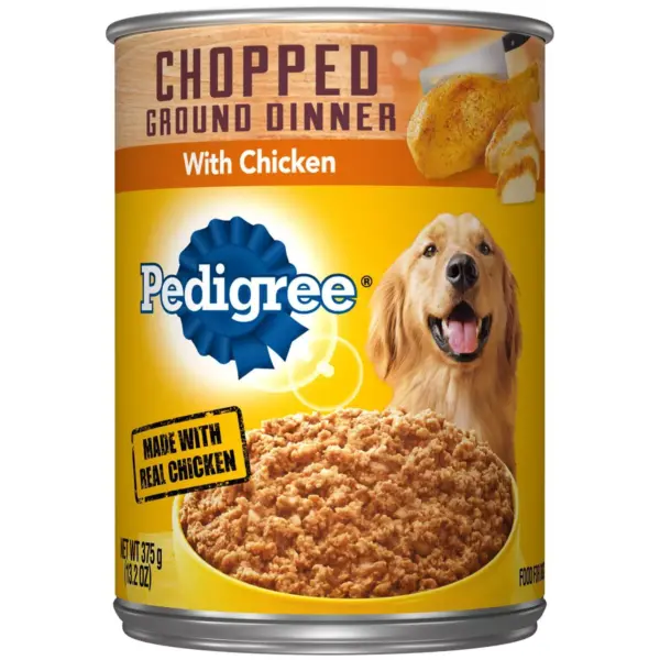 Pedigree Chopped Ground Dinner Wet Dog Food with Chicken - 13.2oz