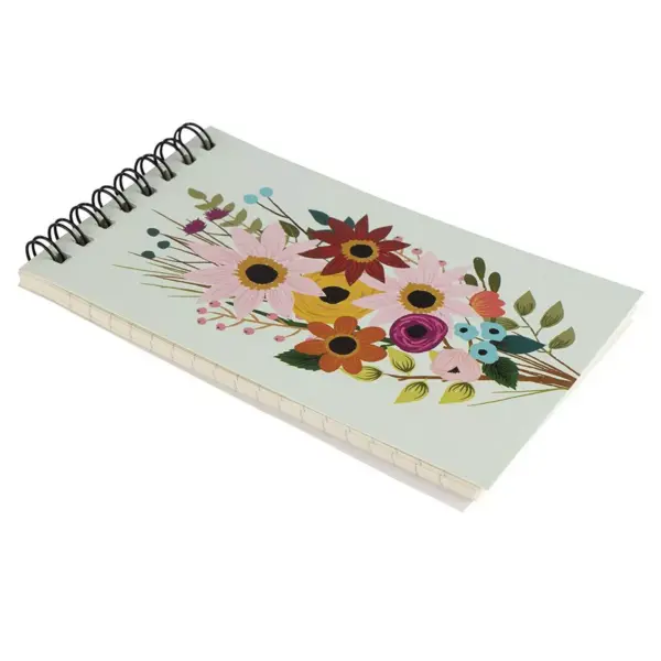 12-Pack Top Spiral Notepad Bulk, Small Lined Note Pads for To-do Lists, Party Favors, 3 Floral Designs, 3x5