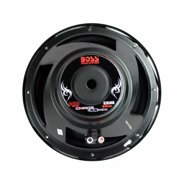 Boss Audio Chaos 12 Inch 1400 Watt 4 Ohm Car Audio Power Subwoofer CX122