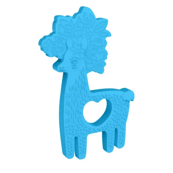 Manhattan Toy Animal Shapes Llama Silicone Teether