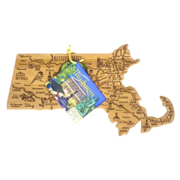 Totally Bamboo Destination Massachusetts Serving and Cutting Board