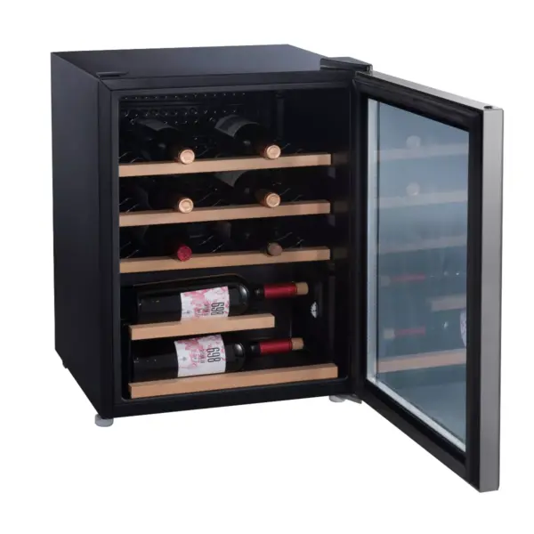 Whirlpool 25 Bottle 2.7 cu ft Wine Fridge - Stainless Steel WHW27S