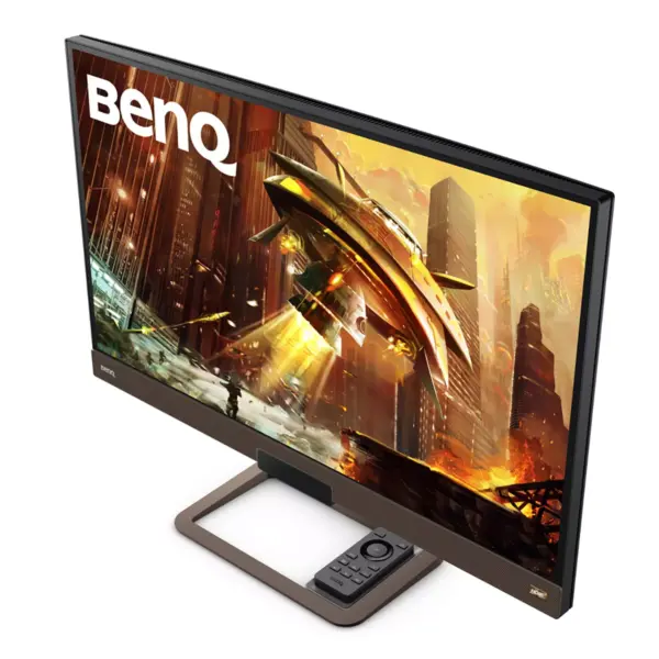 BenQ EX2780Q 27 Inch Quad HD 2560 x 1440 2K Resolution 5ms GTG 144Hz 2 x HDMI, DisplayPort USB Type-C AMD FreeSync Flicker-Free Low Blue Light Built-in Speakers LED Backlit IPS Gaming Monitor