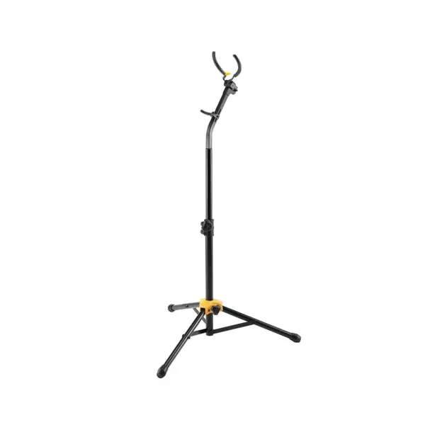 Hercules Tall Auto-Grab Sax Stand Black