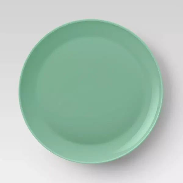 10.5" Plastic Dinner Plate Green - Room Essentials™