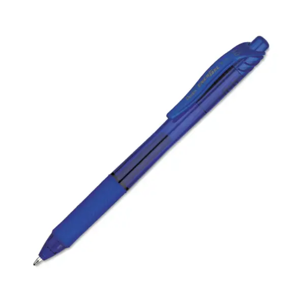 Pentel EnerGel X 12pk Retractable Roller Gel Pen Blue