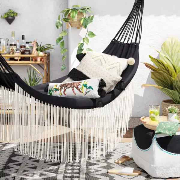 Fringe Hammock - Black - Opalhouse™