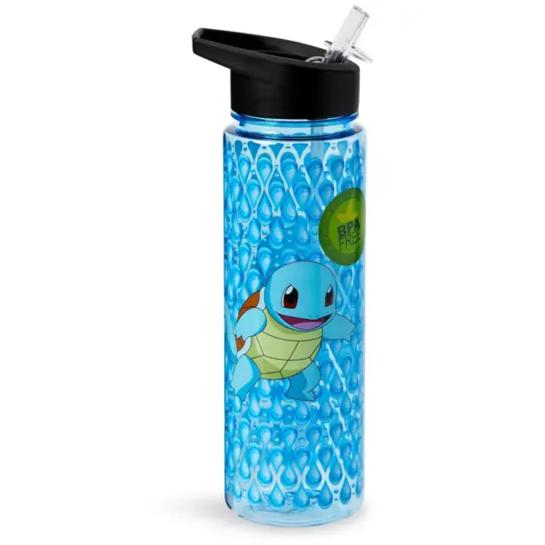 Just Funky Pokemon Squirtle 16oz Water Bottle - BPA-Free Reusable Drinking Bottles