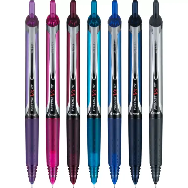 7ct Precise V5 Pens Assorted Colors- Pilot