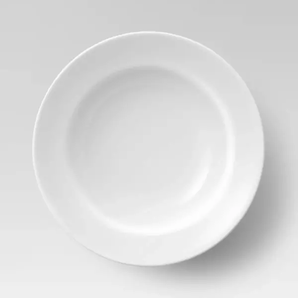 16oz Porcelain Rimmed Pasta Bowl White - Threshold™