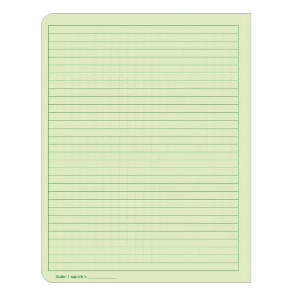 Casebound Notebook Special Ruled 6.75" x 8.75" Green - Rite in the Rain