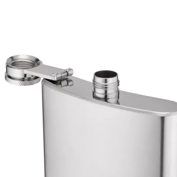 TRUE Stainless Steel Flask with Funnel 6oz